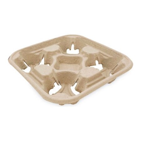 United Stationers Supply Boardwalk 4 Cup Carrier Tray, Pack of 300 BWK4CUPCARRIER